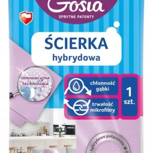 Tylko do końca tygodnia Gosia Ścierka Mikrofibra Hybrydowa Powlekana PU 1 szt 7804.. Lumarko